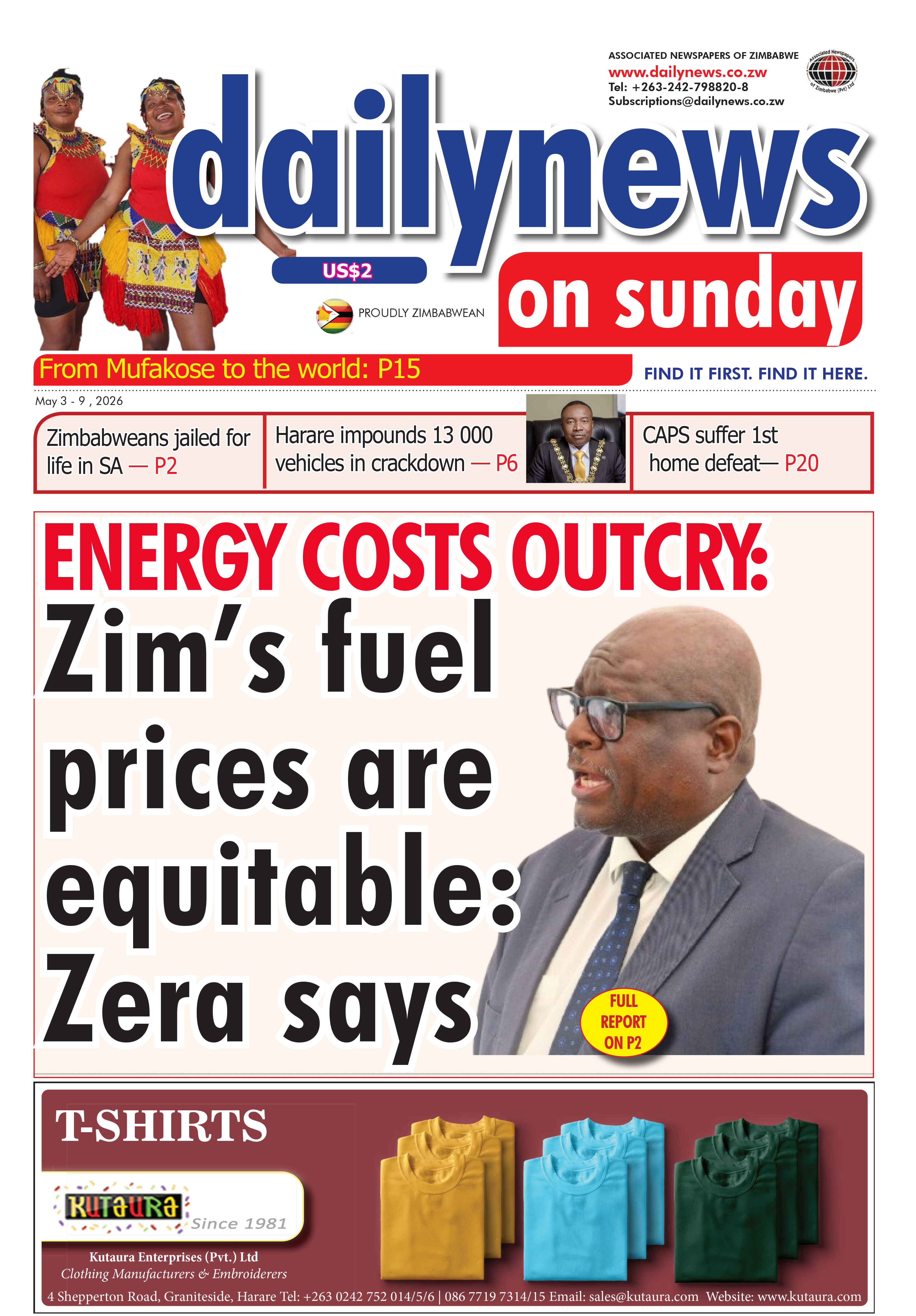 Sunday 3 May 2026